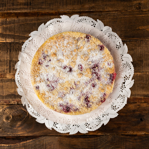 Crumble de frambuesas