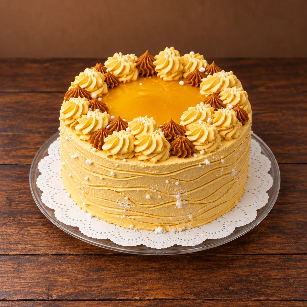 Torta helada Lúcuma