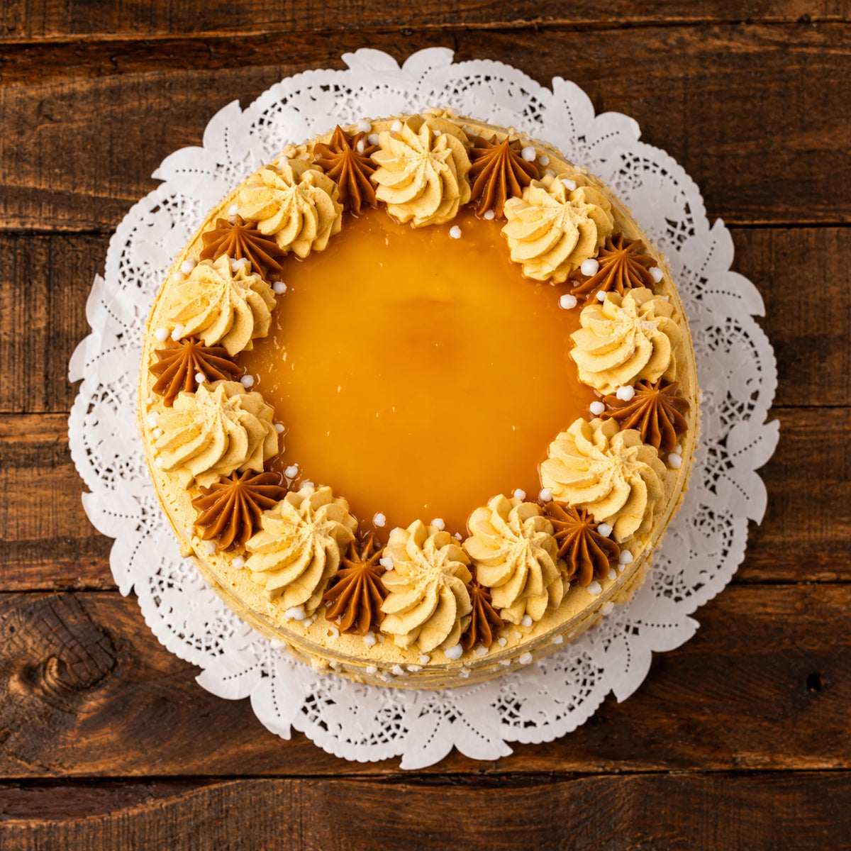 Torta helada Lúcuma